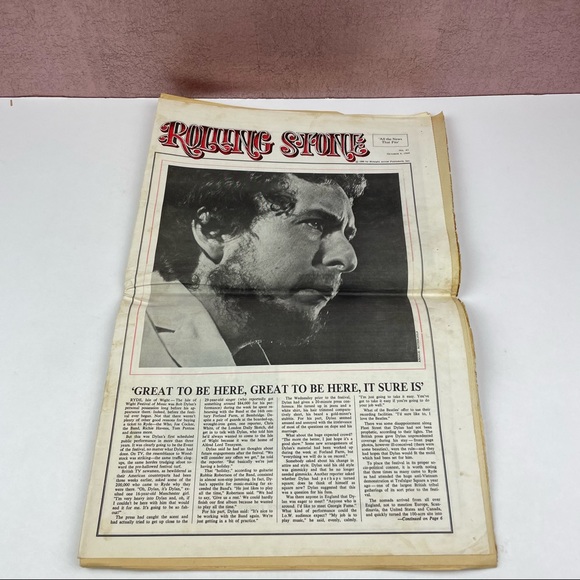 Vintage Rolling Stone Magazine Underground Press October 4, 1969 Music History - Picture 4 of 4